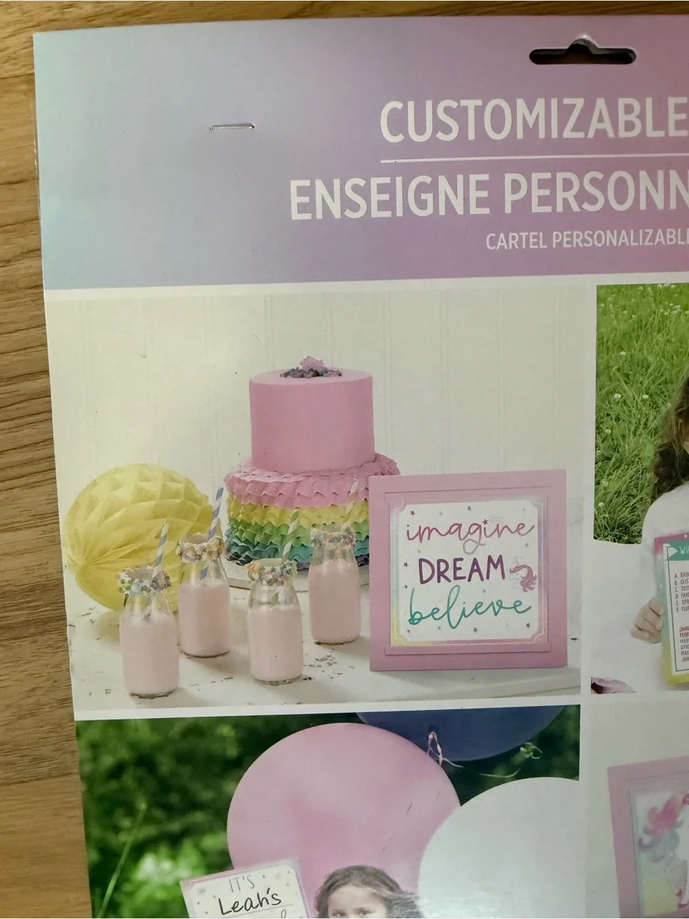 Pink Unicorn Hanging Party Decorations - Set